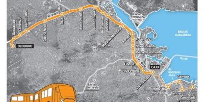 Zemljevid BRT TransBrasil