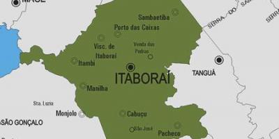 Zemljevid Itaboraí občina