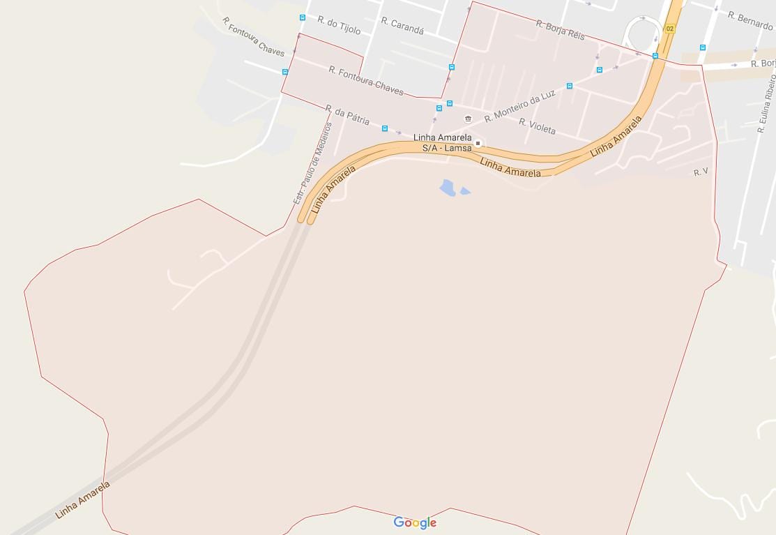 Zemljevid Água Santa