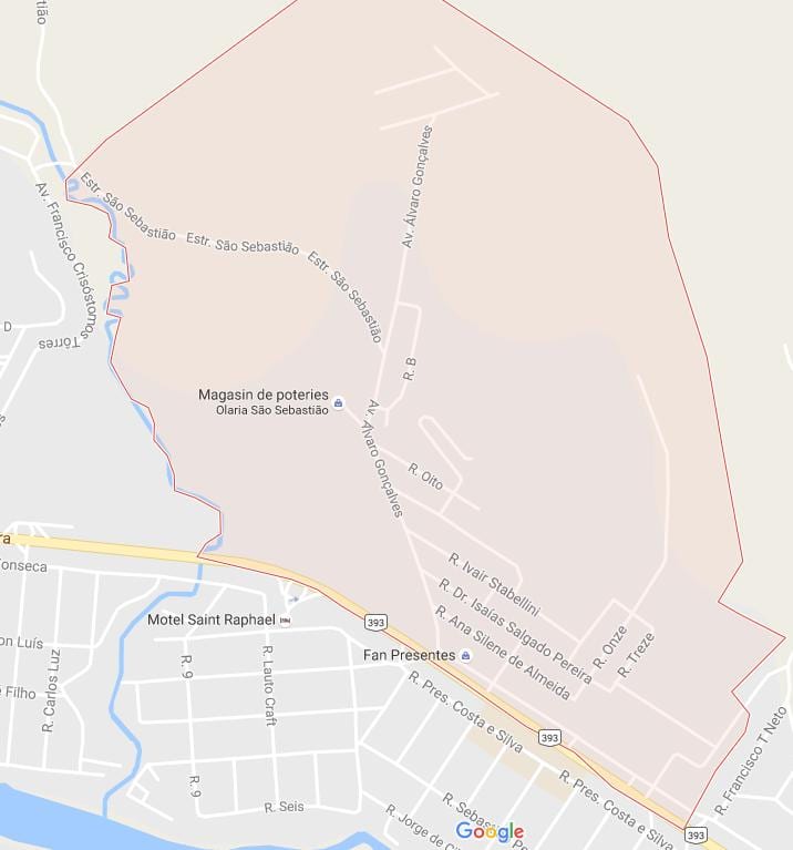 Zemljevid Bairro de Fátima