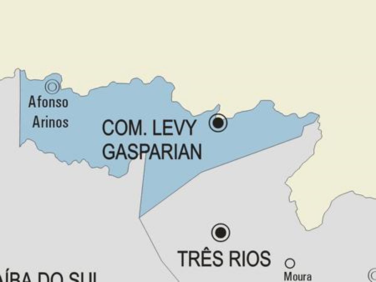 Zemljevid Casimiro de Abreu občina