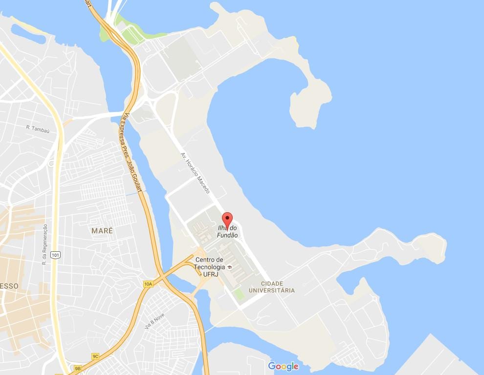 Zemljevid Fundão
