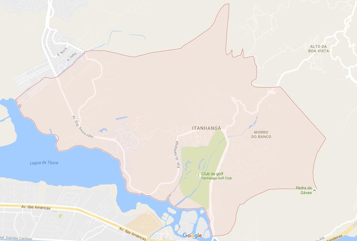 Zemljevid Itanhangá