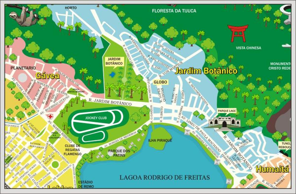 Zemljevid Jockey Club Brasileiro