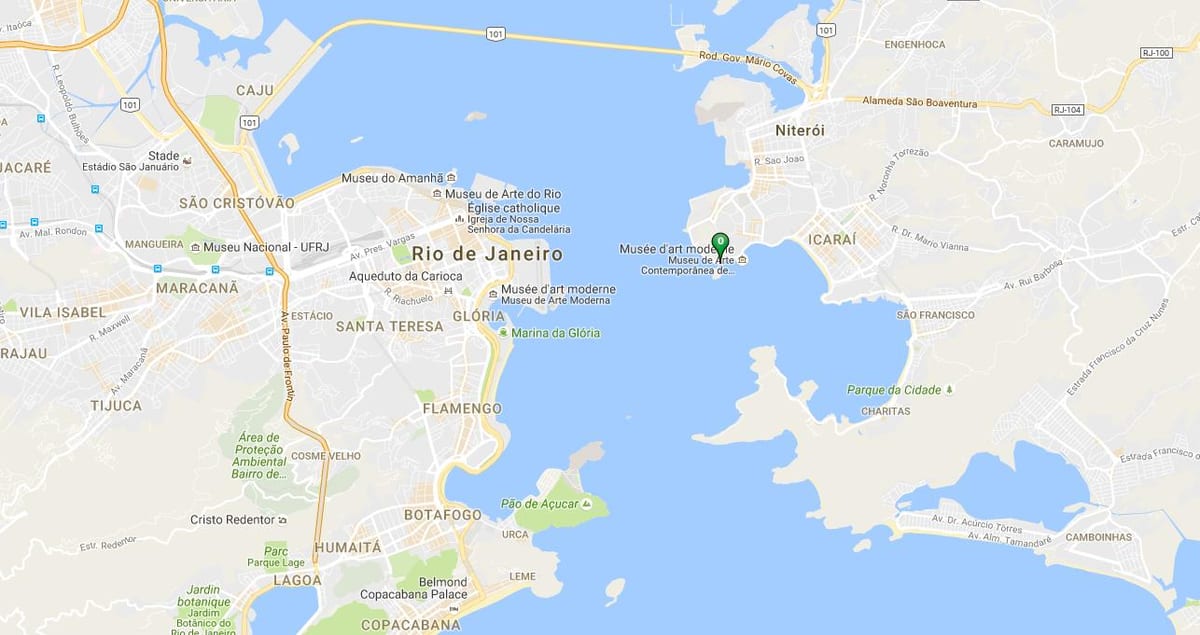 Zemljevid plaži Boa Viagem