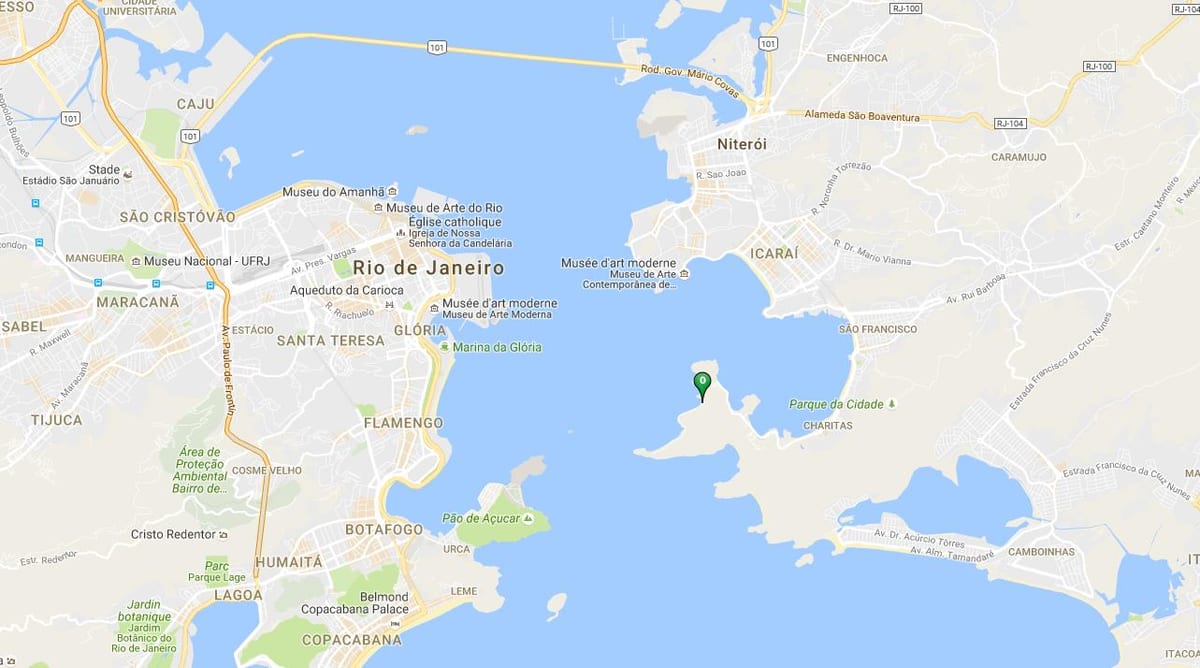 Zemljevid plaži Eva