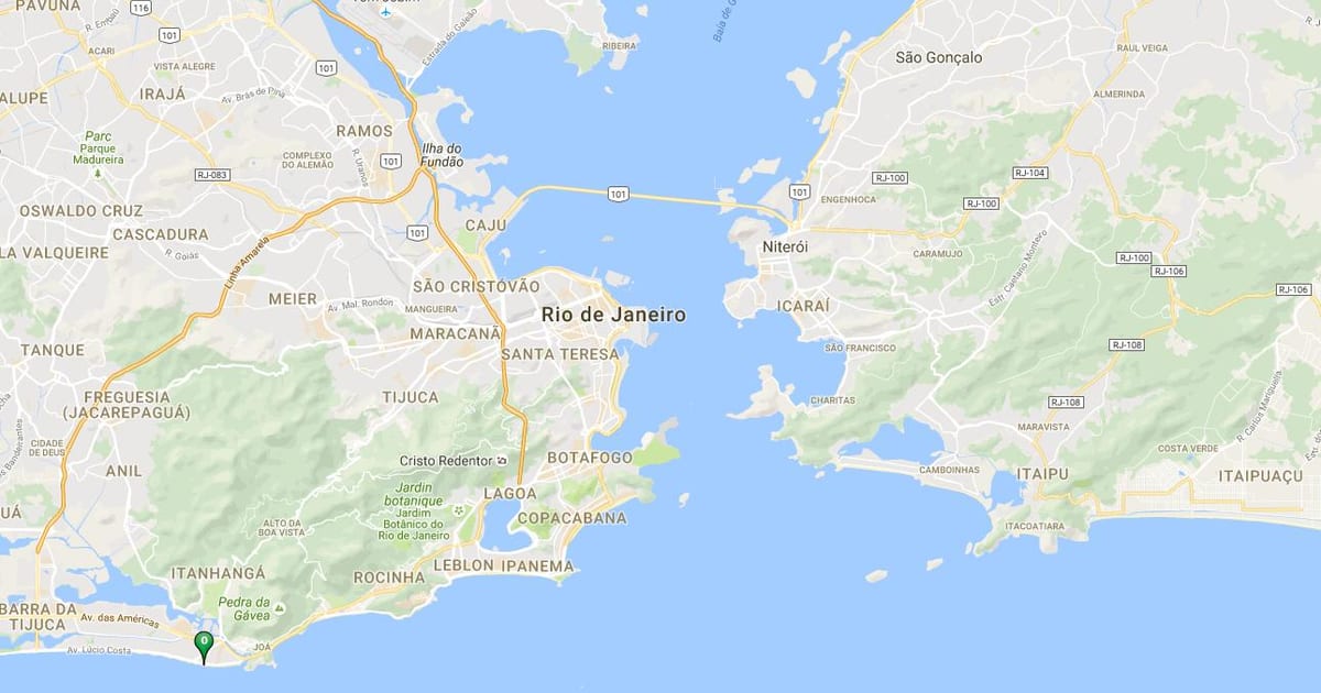 Zemljevid plaži Pepe