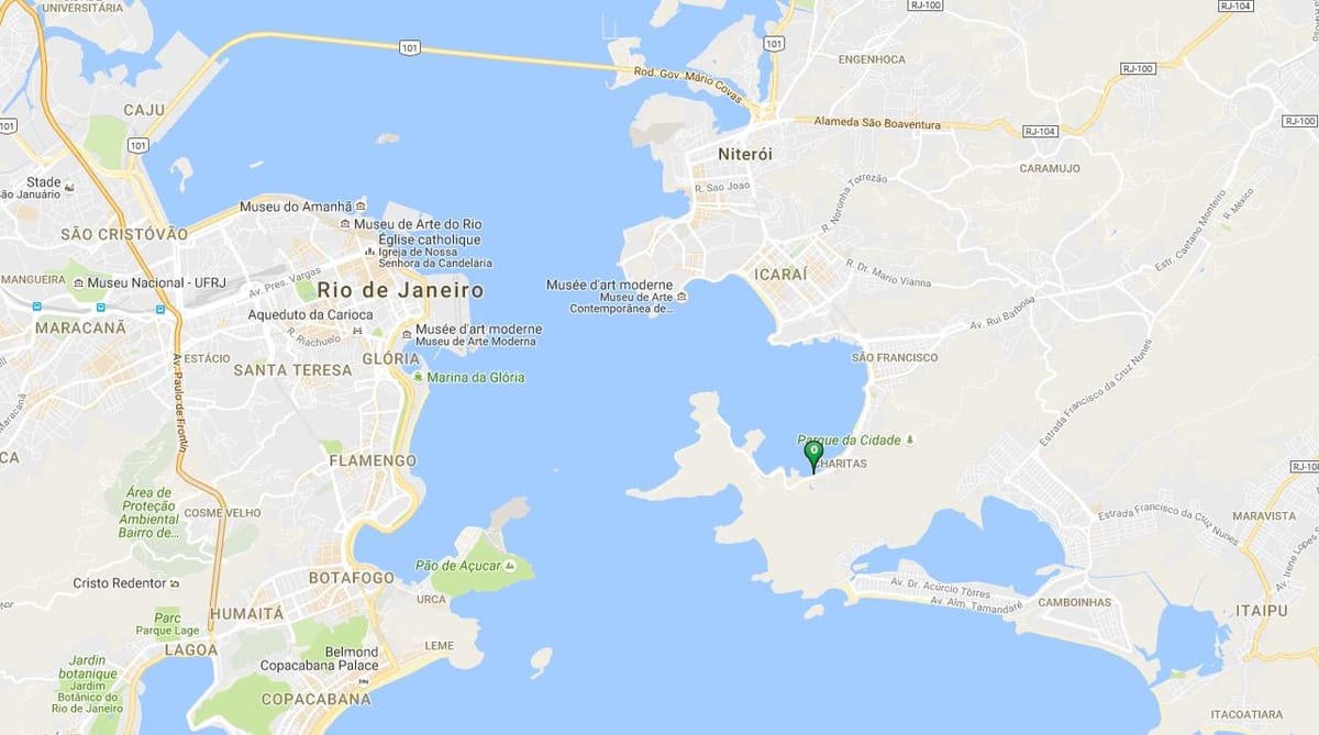 Zemljevid plaži Samanguaia