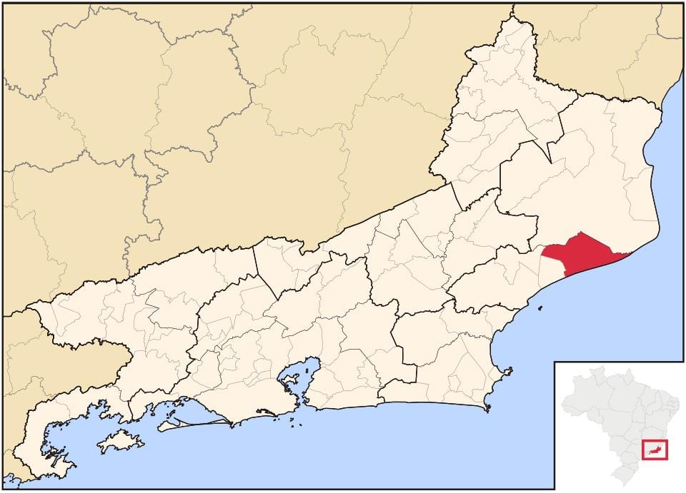 Zemljevid Quissamã