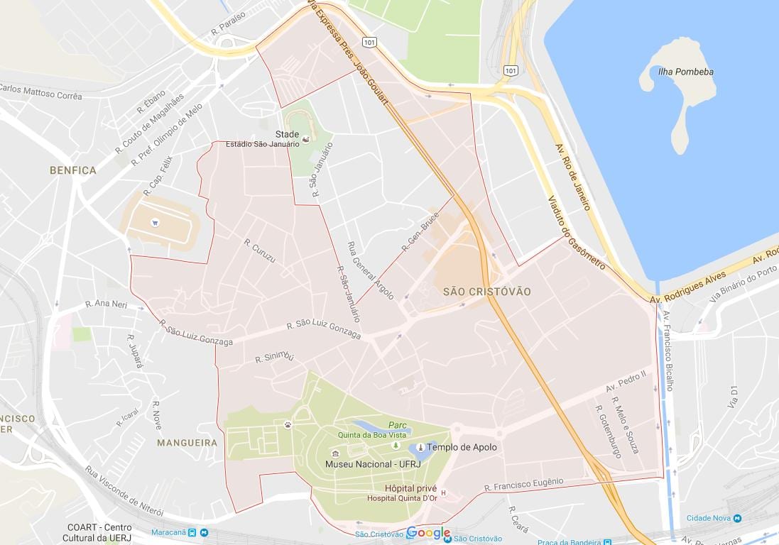 Zemljevid São Cristóvão