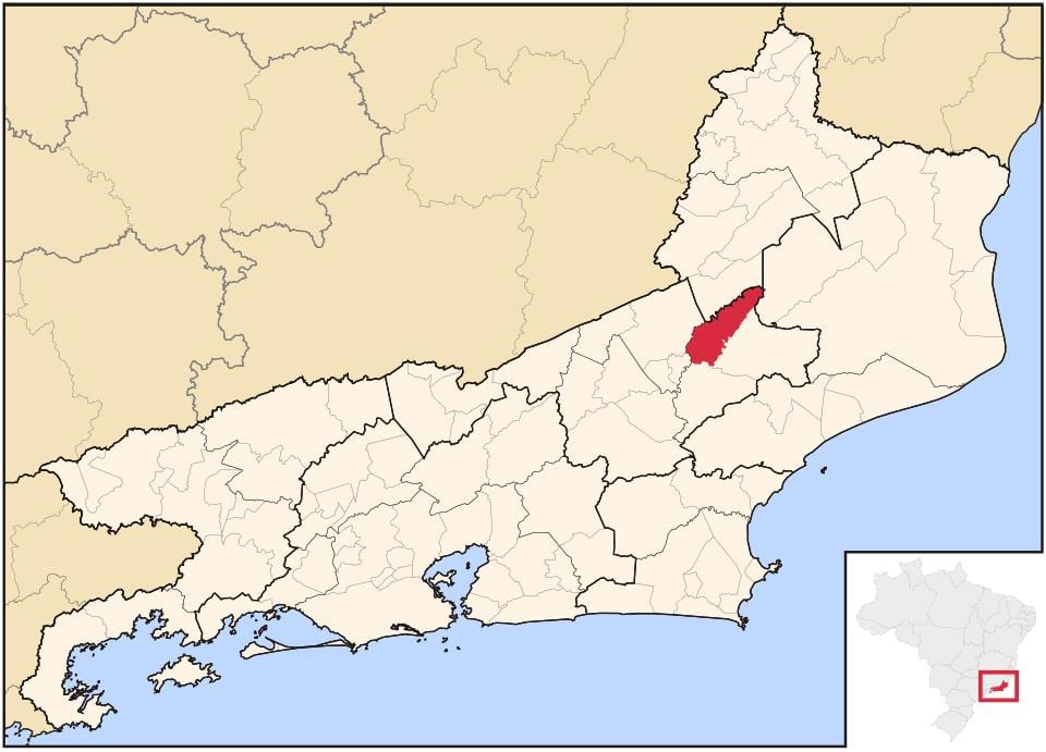Zemljevid São Sebastião ne Alto