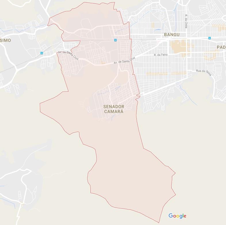 Zemljevid Senador Camará