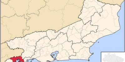 Zemljevid Angra dos Reis