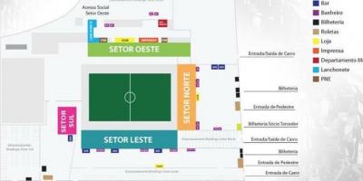 Zemljevid Arena Botafogo