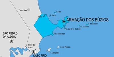 Zemljevid Armação dos Búzios občina