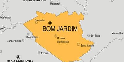 Zemljevid Bom Jardim občina
