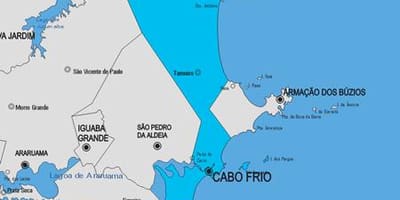 Zemljevid Cabo Frio občina