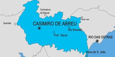 Zemljevid Carmo občina