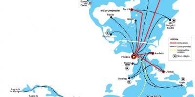 Zemljevid CCR Barcas