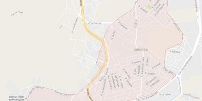 Zemljevid Curicica