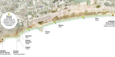 Zemljevid Grumari plaži