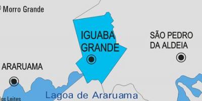 Zemljevid Iguaba Grande občina