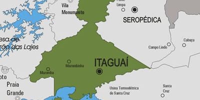 Zemljevid Itaguaí občina