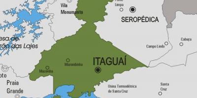 Zemljevid Itaguaí občina