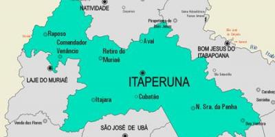 Zemljevid Itaperuna občina