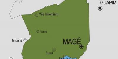 Zemljevid Magé občina