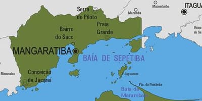 Zemljevid Mangaratiba občina