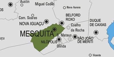 Zemljevid Mesquita občina