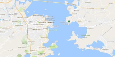Zemljevid plaži Boa Viagem