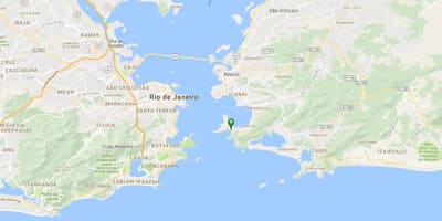 Zemljevid plaži Forte Rio Branco