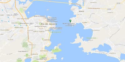 Zemljevid plaži Gragoatá