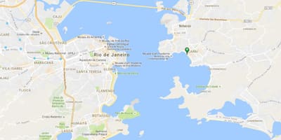 Zemljevid plaži Icaraí