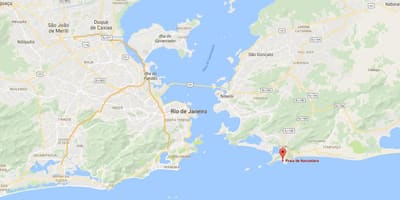 Zemljevid plaži Itacoatiara