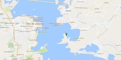 Zemljevid plaži Jurujuba