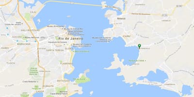 Zemljevid plaži Sao Francisco