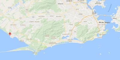 Zemljevid plaži Sepetiba