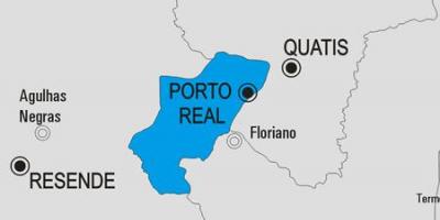 Zemljevid Porto Real občina