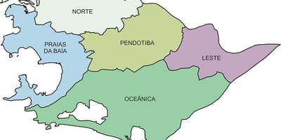 Zemljevid Regij Niterói