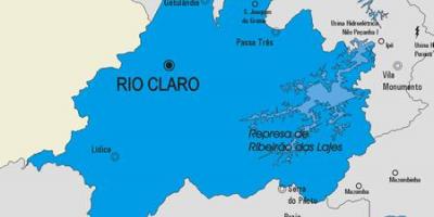 Zemljevid Rio Claro občina