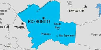Zemljevid Rio das Flores občina