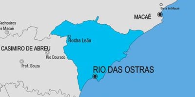 Zemljevid Rio de Janeiru občina