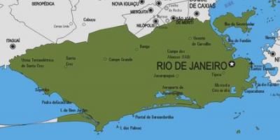 Zemljevid Rio Palamide občina