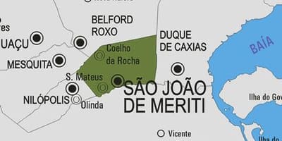 Zemljevid São João de Meriti občina