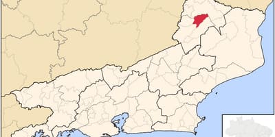 Zemljevid São José de Ubá