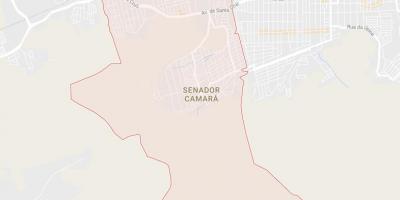 Zemljevid Senador Camará