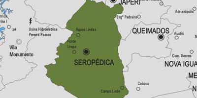 Zemljevid Seropédica občina